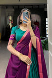 Elegant Traditional Zari Border Lehengas with Contrasting Dupattas Perfect for Festive & Wedding Occasions - women's fashion mart