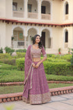 Designer Sequins Embroidered Lehenga Choli For Weddings And Festive Wear
