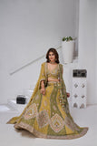 Ethereal Harmony  Double Layered Dupatta Bridal Lehenga