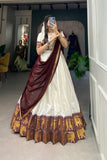 Kalyani Cotton Lehenga Choli Paired With Flowing Georgette Dupatta