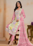 Magical Light Pink Embroidered Organza Salwar Kameez - women's fashion mart