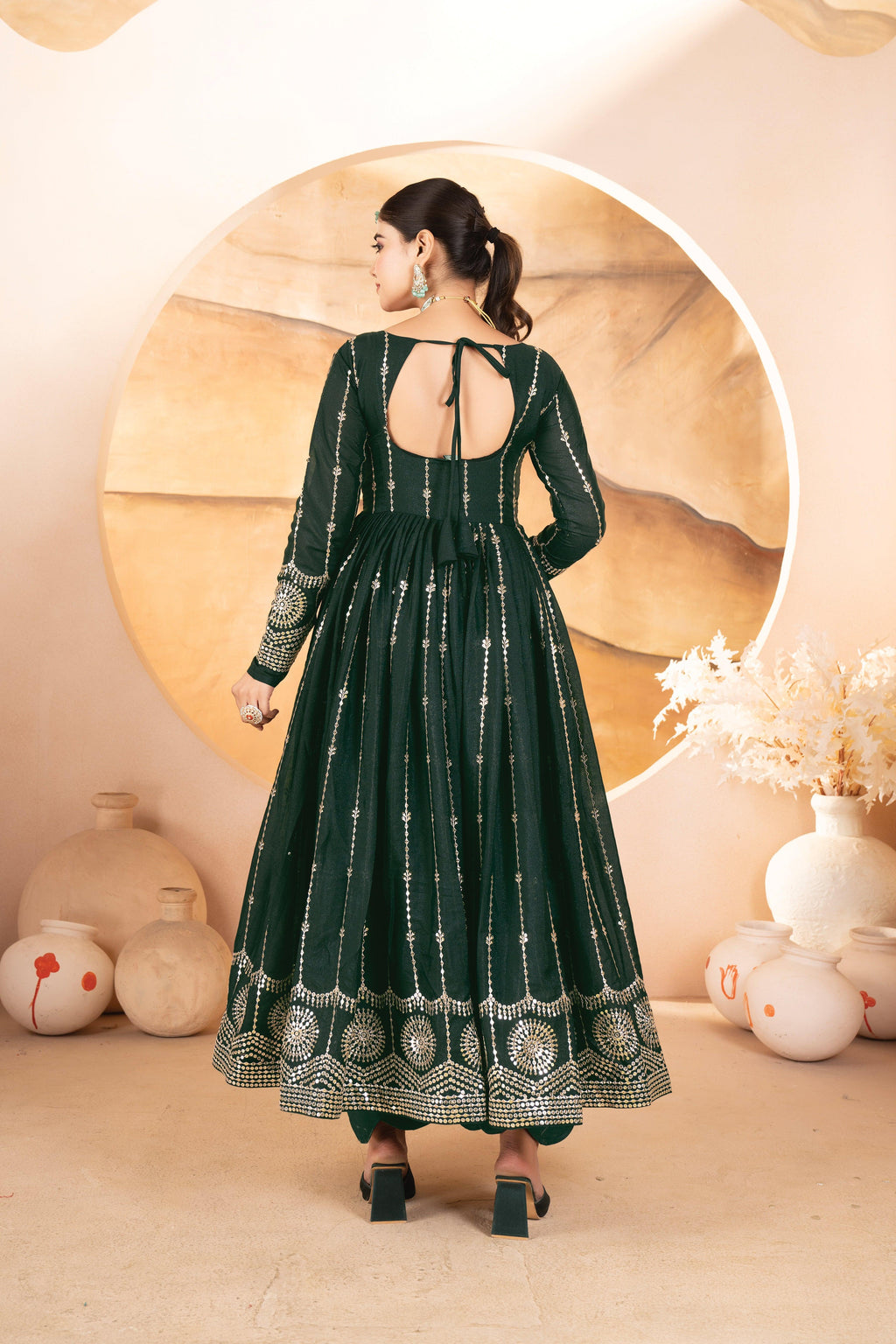 Gauri's New Trendy Anarkali Suit Set  women's fashion mart