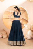 Catalina's Blue Coloured Party Wear Lehenga Choli  women's fashion mart