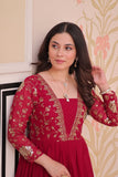 Sequins Zari Embroidered Work Wedding Designer Gown