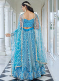 Breathtaking Sky Blue Embroidered Wedding Lehenga Choli - women's fashion mart