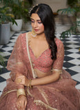 Ravishing Rust  Embroidered Engagement Lehenga Choli - women's fashion mart