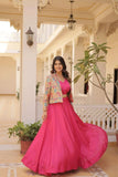 Exclusive Ready-to-Wear Lehenga Choli -WOMEN FASHION Wine women's fashion mart