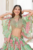 Ethereal Elegance Designer Wedding Lehenga Choli Set