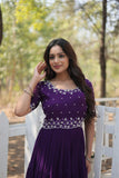 Stunning Beads Embroidery Work Beautiful Gown