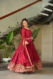 Wedding Designer Embroidered Zari Sequins Work Gown
