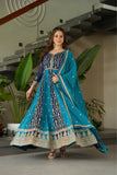 Stylish Sequins Embroidered Wedding Designer Gown