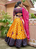 Breathtaking Yellow Embroidered Navratri Lehenga Choli - women's fashion mart