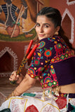 Navratri Special White Mirror Embroidered Jacket Lehenga Set - women's fashion mart