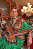 Fabulous Forest Green Kanjivaram and Patola Printed Silk Saree - women's fashion mart