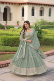 Designer Sequins Embroidered Lehenga Choli For Weddings And Festive Wear