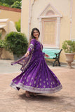 Stunning Sequins Embroidered Work Wedding Anarkali Set - women's fashion mart