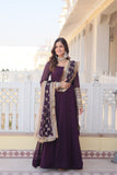 The Perfect Attractive Gown with Dupatta Set
