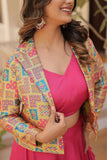 Exclusive Ready-to-Wear Lehenga Choli -WOMEN FASHION Wine women's fashion mart