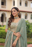 Designer Sequins Embroidered Lehenga Choli For Weddings And Festive Wear