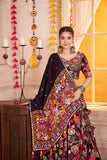 Black Kutchi Patch Work Designer Lehenga Choli