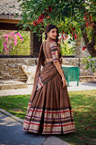Designer Pure Chanderi Lehenga Set for Women