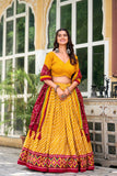 Patola Print Leheriya Designer Lehenga Choli - women's fashion mart