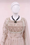 Majestic Metallic Foil Work Anarkali Gown -WOMEN FASHION M women's fashion mart