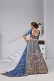 Divine Grandeur Royal Raw Silk Bridal Lehenga