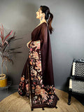 Heritage Elephant Kalamkari Kota Saree
