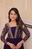Sequins Zari Embroidered Work Wedding Designer Gown