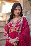 Floral Embroidery Sequins Work Beautiful Anarkali Suit Set