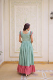 Ethnic Embroidered Anarkali Dress For Women