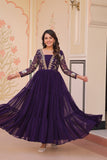 Sequins Zari Embroidered Work Wedding Designer Gown