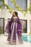 Stylish Sequins Embroidered Wedding Designer Gown