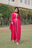 Readymade Embroidered Work Women Kurti Pant With Dupatta Set - women's fashion mart