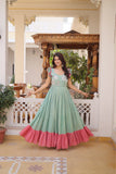 Ethnic Embroidered Anarkali Dress For Women
