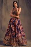 Gorgeous Sequence With Embroidery Floral Work Lehenga Choli