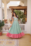 Ethnic Embroidered Anarkali Dress For Women