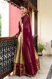 Cotton Silk Weaving Work Lehenga Choli - women's fashion mart