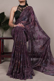Floral Lurex Brasso Saree