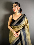 Regal Mul Cotton Katan Contrast Border Saree