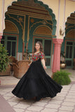 Kutchi Gamthi Work Gown For Navratri - women's fashion mart