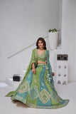 Ethereal Harmony  Double Layered Dupatta Bridal Lehenga