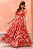 Stylish Sweetheart Neckline Organza Dress - women's fashion mart