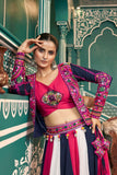 Traditional Embroidered Work Viscose Rayon Jacket Style Navratri Lehenga Choli -WOMEN FASHION Default Title women's fashion mart