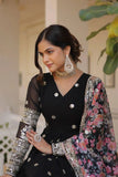 Beautiful Stylish designer Gown With Dupatta Set - women's fashion mart