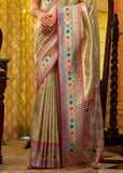 Royal Beige Kanjivaram Saree