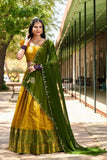 Kanjivaram Designer Zari Work Lehenga Choli - women's fashion mart