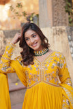 Floral Embroidery Sequins Work Beautiful Anarkali Suit Set