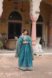 Stunning Sequins Embroidered Work Wedding Anarkali Set - women's fashion mart